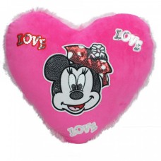 М`яка іграшка-подушка «Серце Мишка» 40х30 см, ПП Копиця