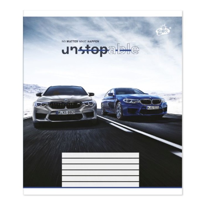 Зошит на 96 аркушів у лінію «Перегони», №2415, ТМ Brisk