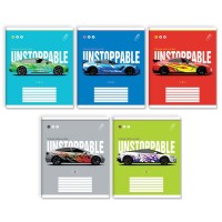 Зошит на 12 аркушів у клітинку «Несмтримні» № 0014, Пір'їнка