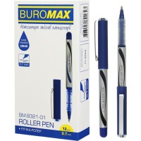 Ручка роллер 0.7 мм синя, ТМ Buromax