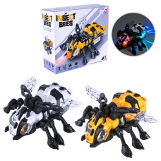 Бджілка музична 21х18,5х9,5 см зі світлом, розмовляє, на батарейці, в асортименті, у коробці 21,8х19,8х8,1 см