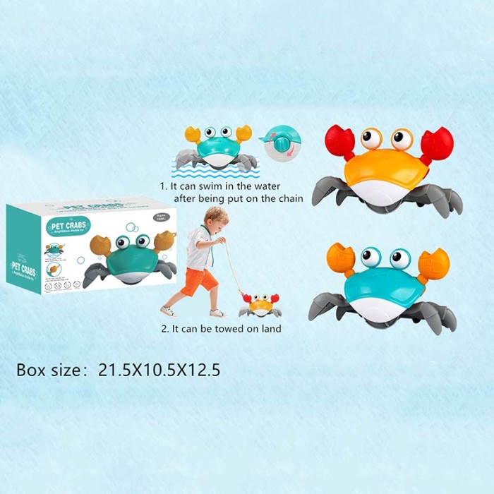 Іграшка для купання «Крабик» 21 см, в асортименті, у коробці 21,5х10,5х12,5 см