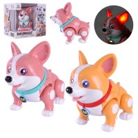 Песик15х10х16,5 см інтерактивний музичний з рухливими деталями, на батарейці, в асортименті, у коробці 23х18х21 см.
