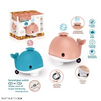 Машинка «Кит» музична зі світлом та кулькою що літає завдяки потоку повітря, на батарейці, в асортименті, у коробці 15х13х11,5 см