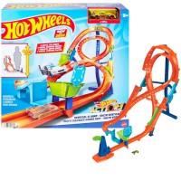 Ігровий набір «Вертикальна вісімка» з машинкою, у коробці 36х11х24 см, Hot Wheels
