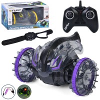 Машина 19,5 см р/к на акумуляторі трюкова зі світлом, USB та 2 пультами, в асортименті, у коробці 28,5х16х18 см