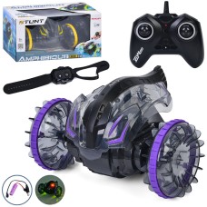 Машина 19,5 см р/к на акумуляторі трюкова зі світлом, USB та 2 пультами, в асортименті, у коробці 28,5х16х18 см