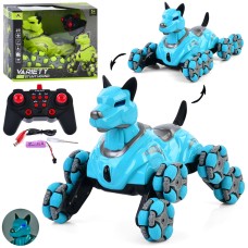 Робот «Песик» 23 см р/к 2,4 G на акумуляторі музичний зі світлом, USB та колесами-роликами, в асортименті, у коробці 25,5х22х18,5 см.