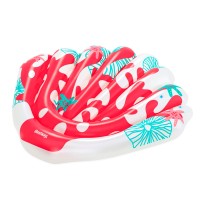 Матрац надувний «Корал» 186х153 см на 2 повітряні камери з максимальним навантаженням до 100 кг, у коробці