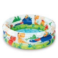 Дитячий басейн «Динозаврики» 61х22 см з надувним дном, у коробці 17х14,5х5,5 см