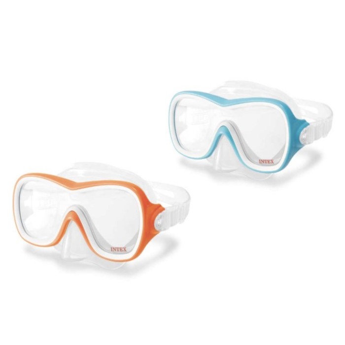 Маска для плавання на регульованому ремінці 50-56 см, від 8 років, в асортименті, на планшетці 23х2х-8 см, ТМ Intex