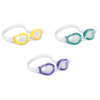 Окуляри для плавання з регульованим ремінцем 52-65 см, в асортименті, на планшетці 19,5х16,5, ТМ Intex