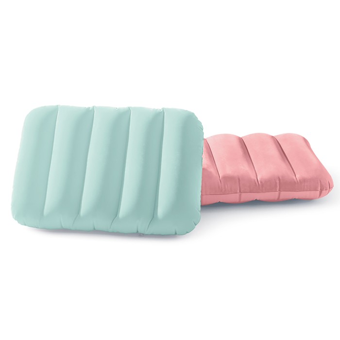 Подушка 42х28х9 см надувна, в асортименті, у коробці 19х13х3 см, ТМ Intex