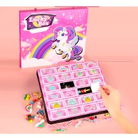 Набір-сюрприз аксесуарів для волосся з заколок та гумок, у коробці 31х27х3 см