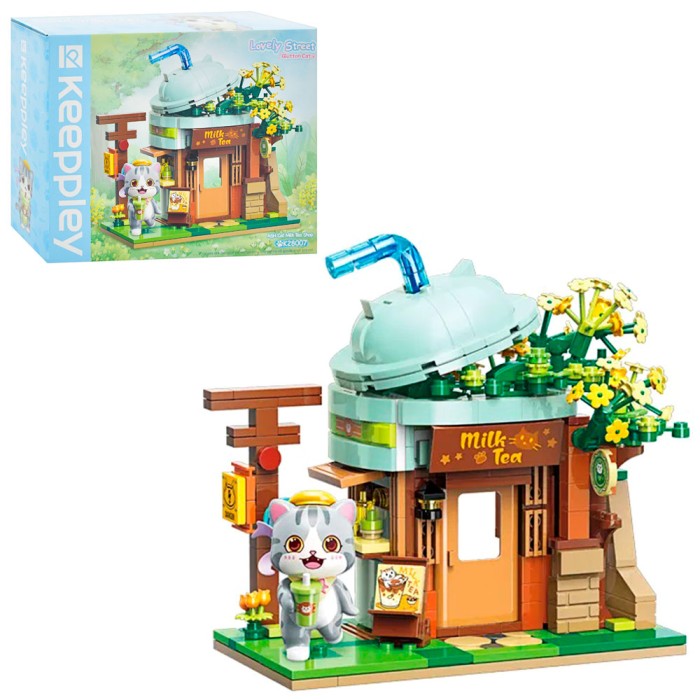 Конструктор «Кафе» на 411 деталей з фігуркою, у коробці 22,5х18х10 см, Qman