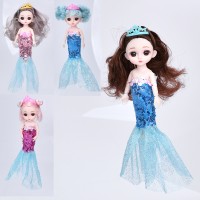 Лялька «Русалонька» 14 см шарнірна, в асортименті, у пакеті 14,5х20х4 см