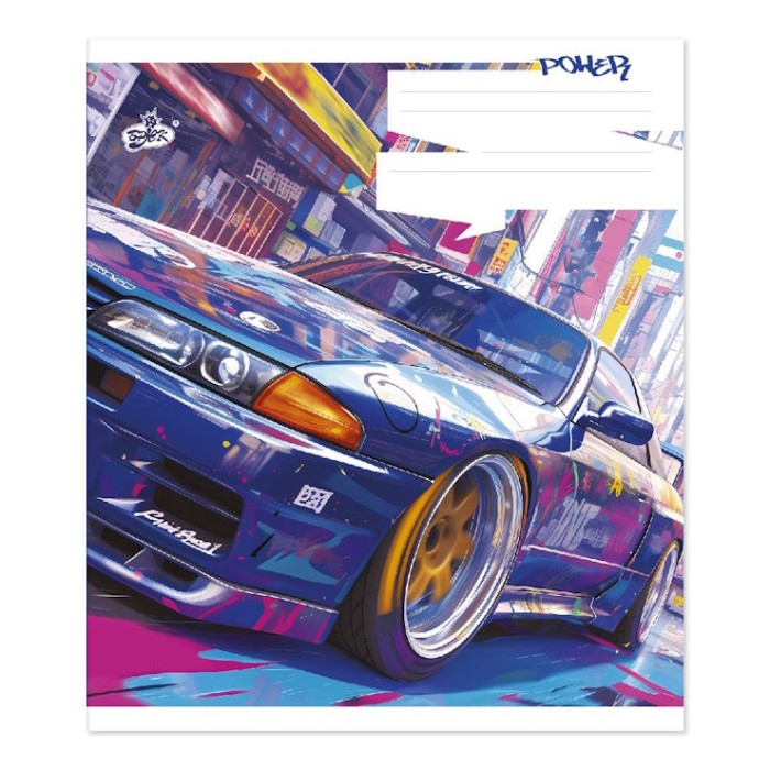 Зошит на 24 аркуші у клітинку «Потужність» №2571, ТМ Brisk