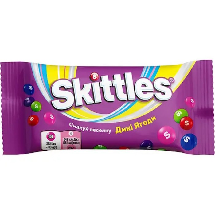Драже «Skittles Лісові ягоди» 38 г