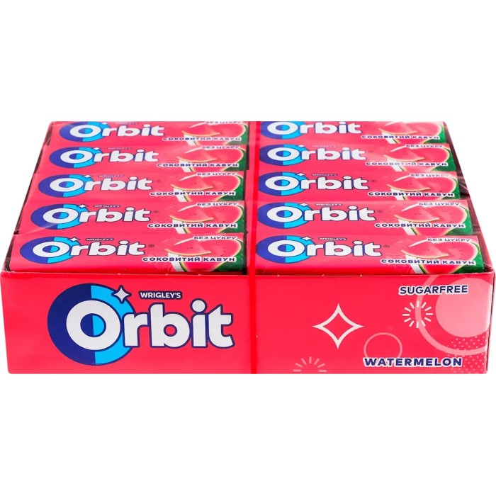 Жувальна гумка «Orbit Соковитий кавун» 14 г
