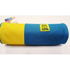 Пенал 21,5х7,5х7,5 см жовто-блакитний, ТМ Мандарин