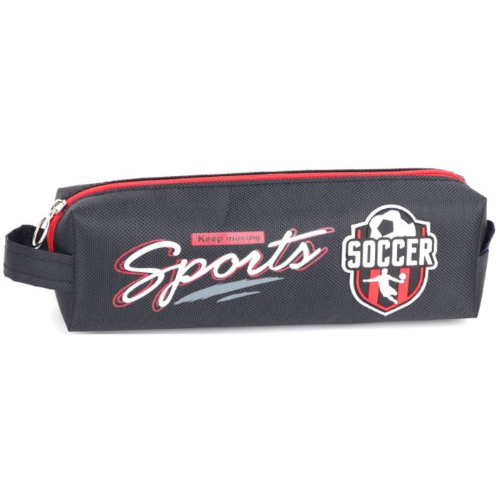 Пенал 21х4,5х6 см чорний, ТМ Мандарин