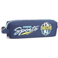 Пенал 21х4,5х6 см синій, ТМ Мандарин