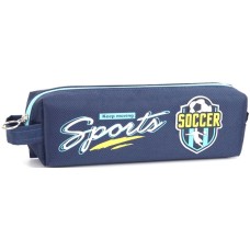 Пенал 21х4,5х6 см синій, ТМ Мандарин