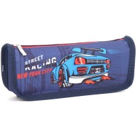Пенал 21х4,5х7 см синій, ТМ Мандарин