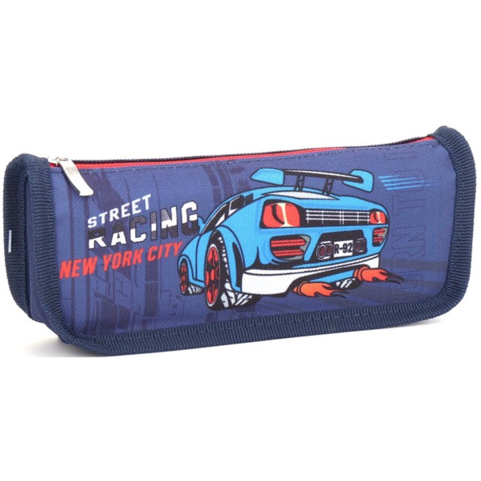 Пенал 21х4,5х7 см синій, ТМ Мандарин