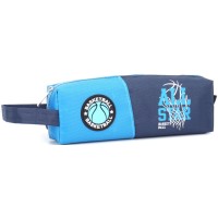 Пенал 21х4,5х6 см синій, ТМ Мандарин