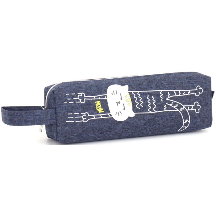 Пенал 21х4,5х6 см синій, ТМ Мандарин