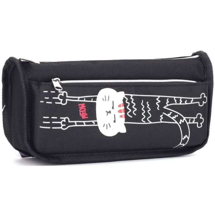 Пенал 21х5,5х9 см чорний, ТМ Мандарин