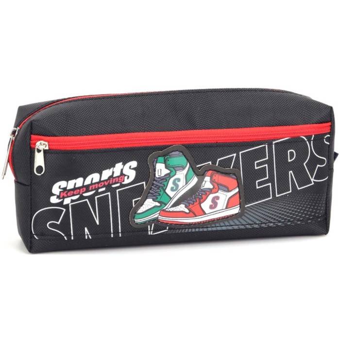 Пенал 21х4,5х9 см чорний, ТМ Мандарин