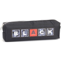 Пенал 21х4,5х6 см чорний, ТМ Мандарин