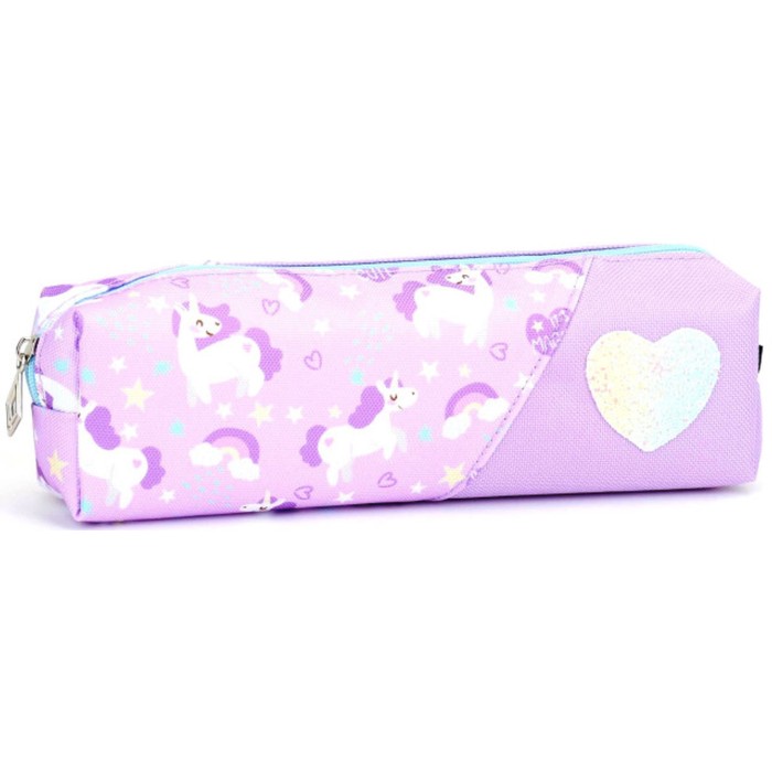 Пенал 21х4,5х6 см фіолетовий, ТМ Мандарин