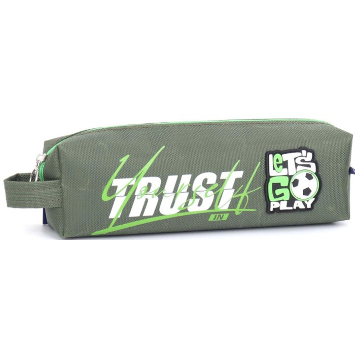 Пенал 21х4,5х6 см зелений, ТМ Мандарин