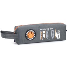 Пенал 21х4,5х6 см сірий, ТМ Мандарин