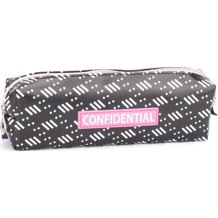 Пенал 21х4,5х6 см чорний, ТМ Мандарин