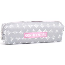 Пенал 21х4,5х6 см сірий, ТМ Мандарин