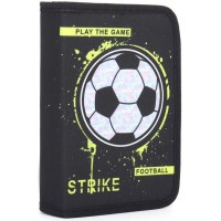 Пенал 14х4х20,5 см з клапаном чорний, ТМ Мандарин