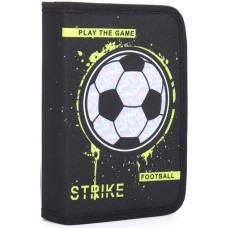 Пенал 14х4х20,5 см з клапаном чорний, ТМ Мандарин