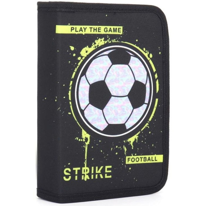 Пенал 14х4х20,5 см з клапаном чорний, ТМ Мандарин