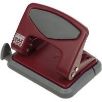 Діркопробивач металевий «MORANDI STYLE» до 25 аркушів, бордовий, TM Buromax