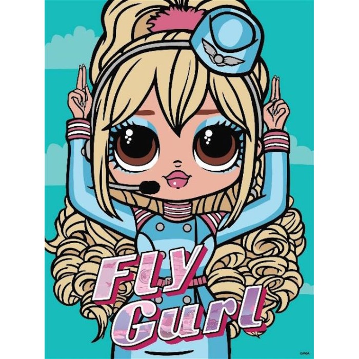 Картина за номерами «L.O.L. Surprise! O.M.G. Fly Gurl» 30х40 см, ТМ Ідейка