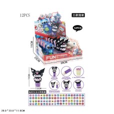 Штамп-наліпка 11х7,5 см, в асортименті, у коробці 26х23х11см