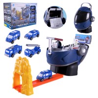 Трек 38х16,5х16,5 см з 4 машинкам розміром 8 см, у коробці 29х14,5х21,5 см