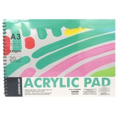 Папір для акрилу «Art Nation» А3 230 г/м2 з 20 аркушів на спіралі, ТМ Art rangers