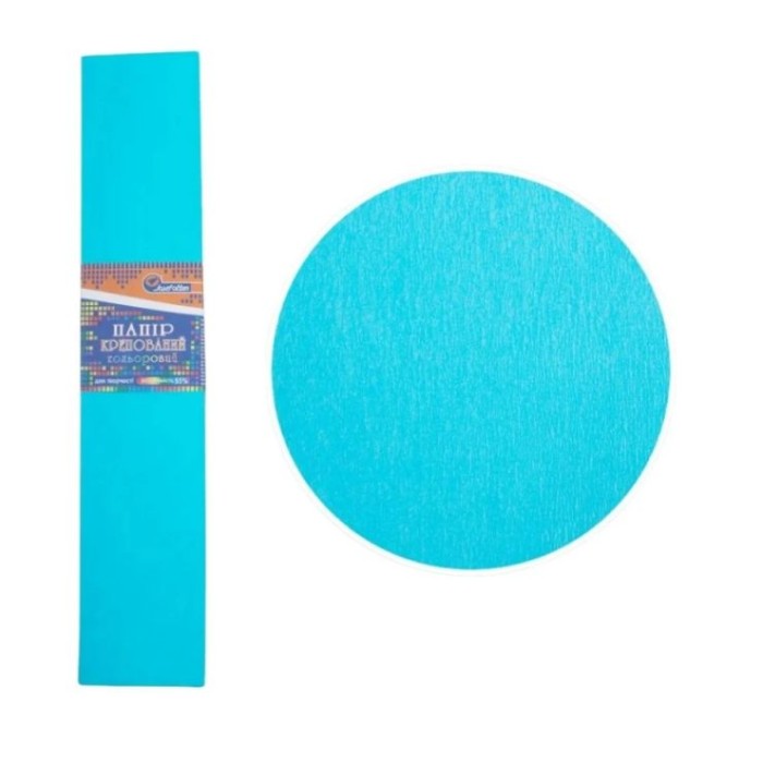Гофро-папір 110 % 50х200 см 20 гр/м2 блакитний, TM J.Otten
