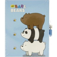 Блокнот «Bare» на замочку 12,5х14,5 см на 64 аркуші у лінію, в асортименті, у коробці 13х15 см, ТМ J.Otten