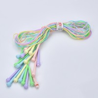 Скакалка 2,5 м з ПВХ та пластиковими ручками, в асортименті